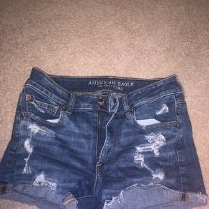 american eagle denim shorts